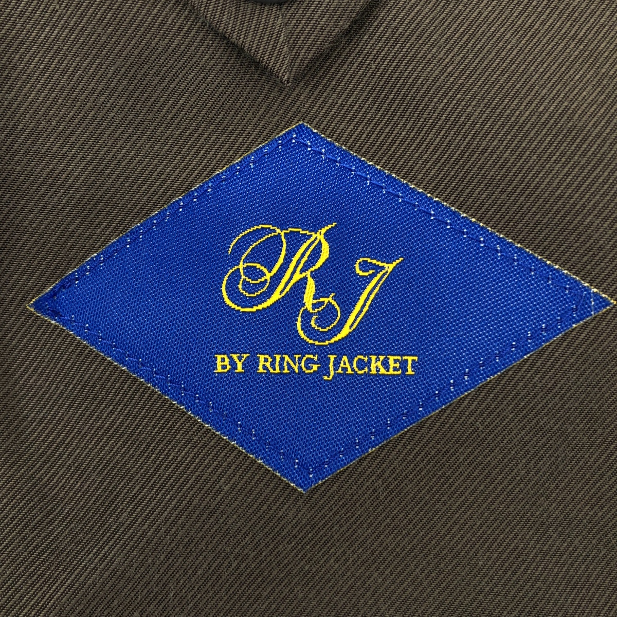 RING JACKET / リングジャケット ハウンドトゥース ウール チェスターコート