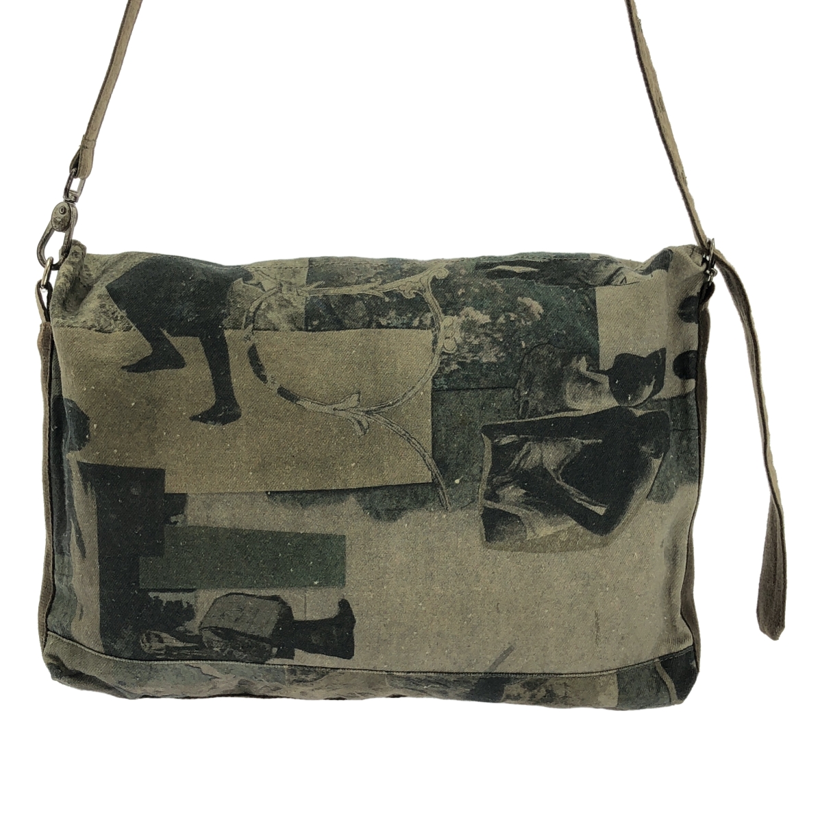 ziggy chen / ジギーチェン shoulder bag / 総柄 メッセンジャー フラップ ショルダーバッグ