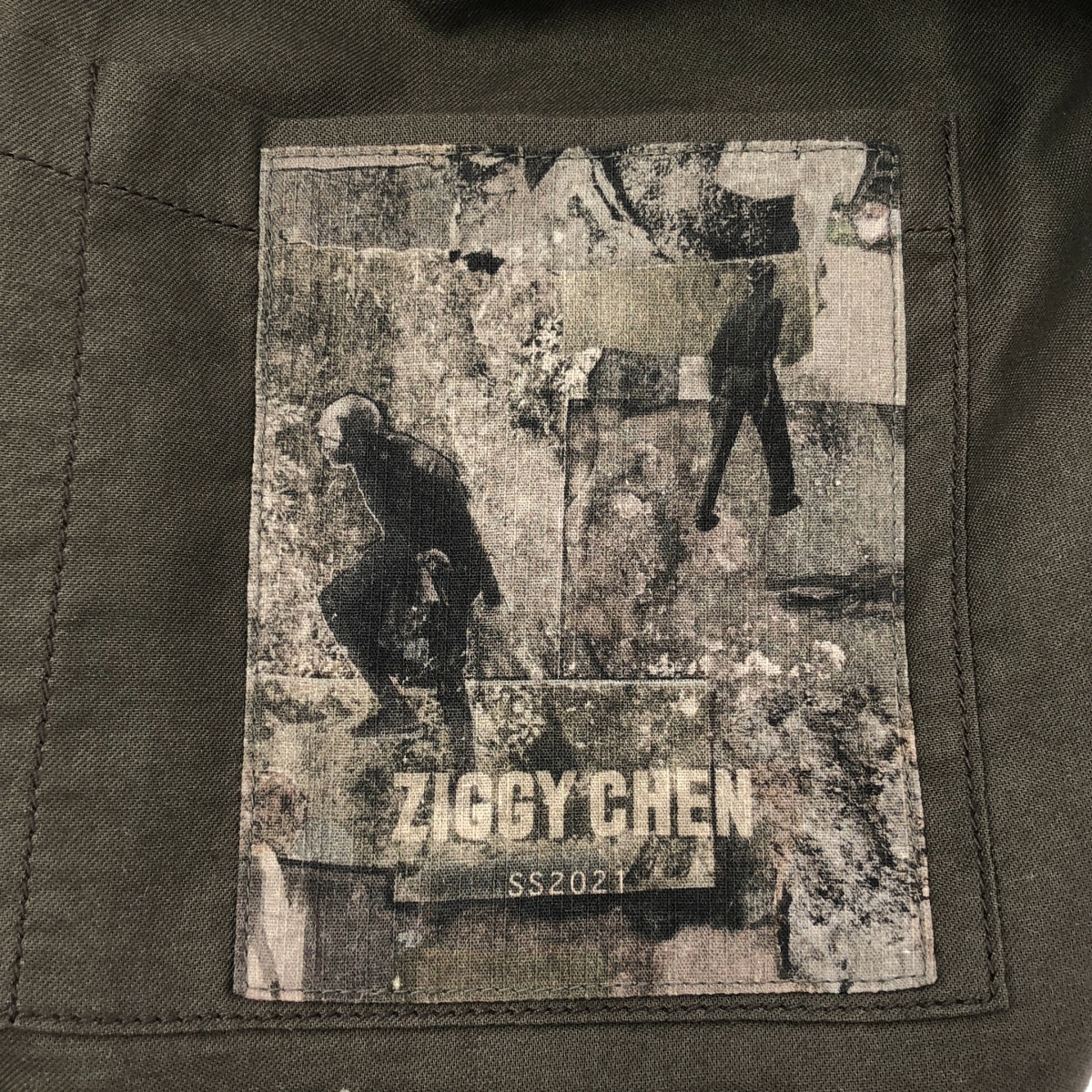 ziggy chen / ジギーチェン shoulder bag / 総柄 メッセンジャー フラップ ショルダーバッグ