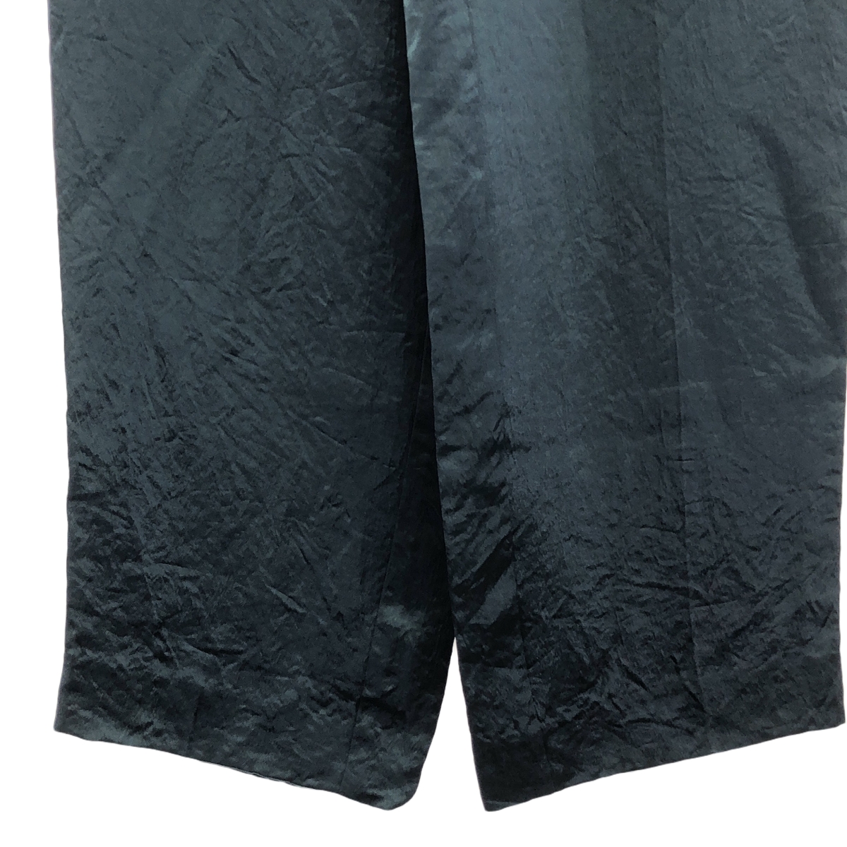 ENCHAINEMENT / アンシェヌマン サテン アセテート イージーパンツ