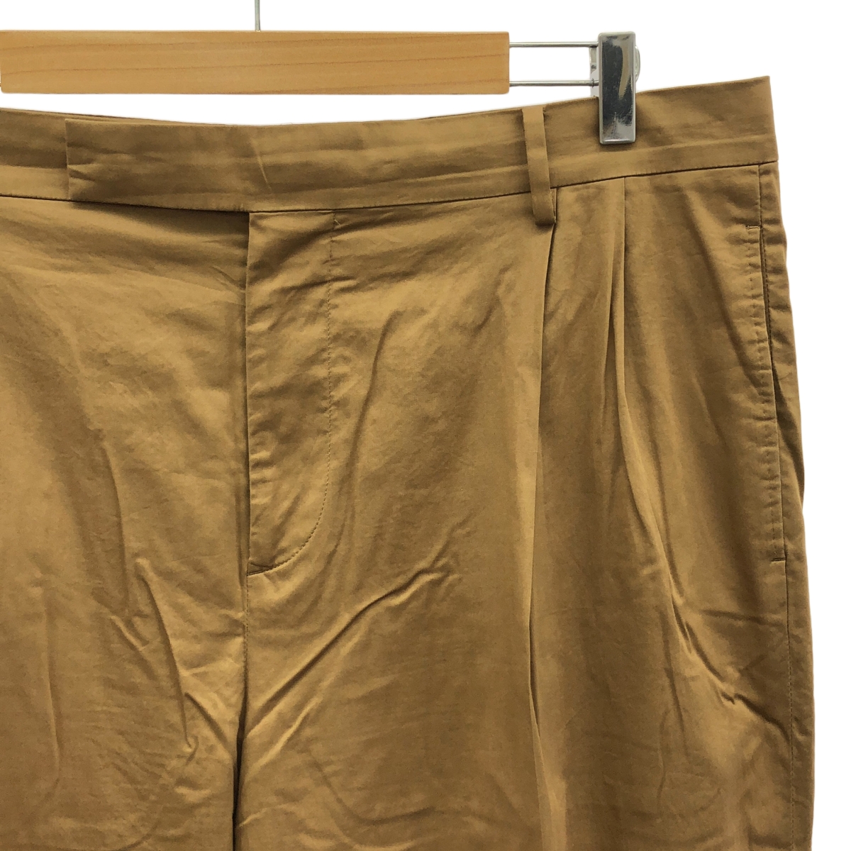 その他 2アウトセット プリーツ サテン スラックス