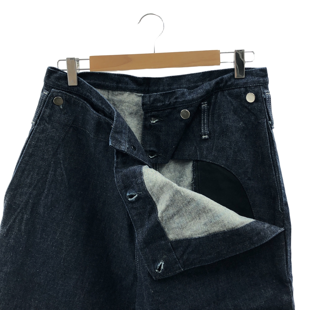 TUKI / ツキ type3 -indigo-0032 クロップド デニムパンツ