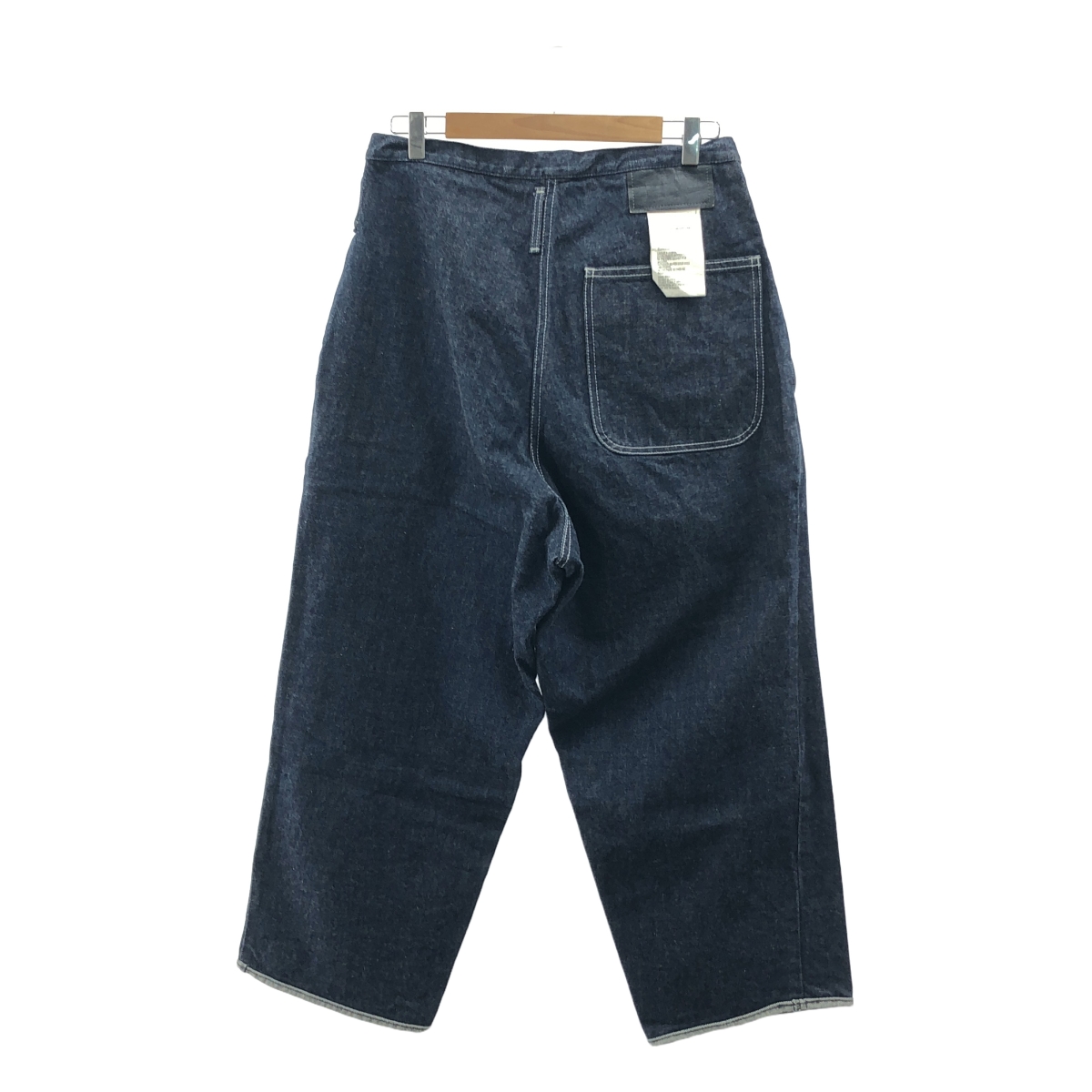 TUKI / ツキ type3 -indigo-0032 クロップド デニムパンツ