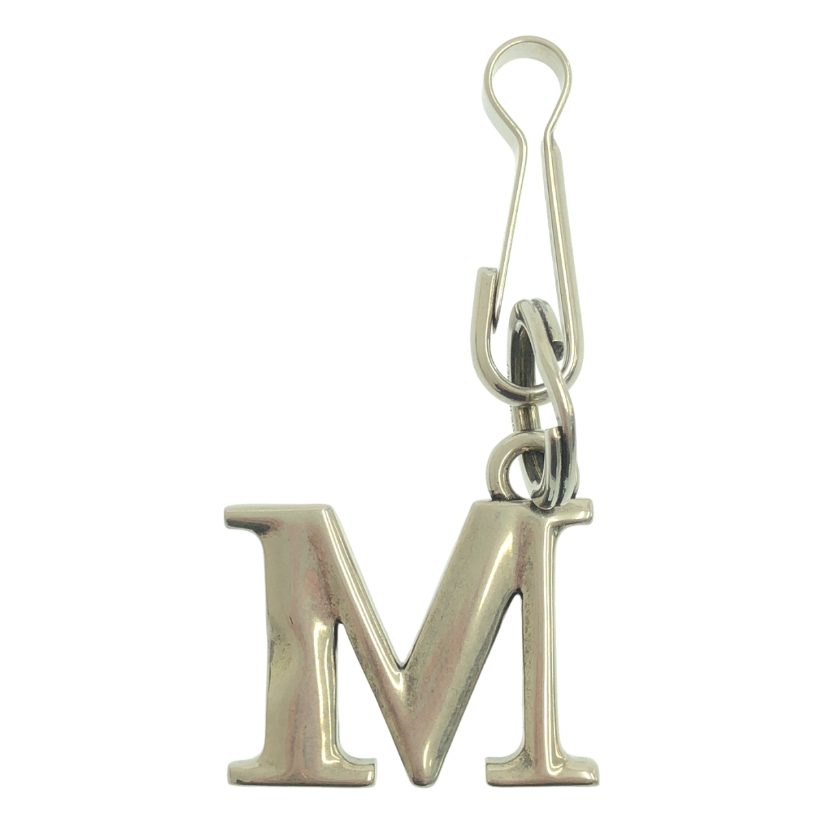 BALENCIAGA / バレンシアガ イニシャル ロゴ チャーム キーホルダー