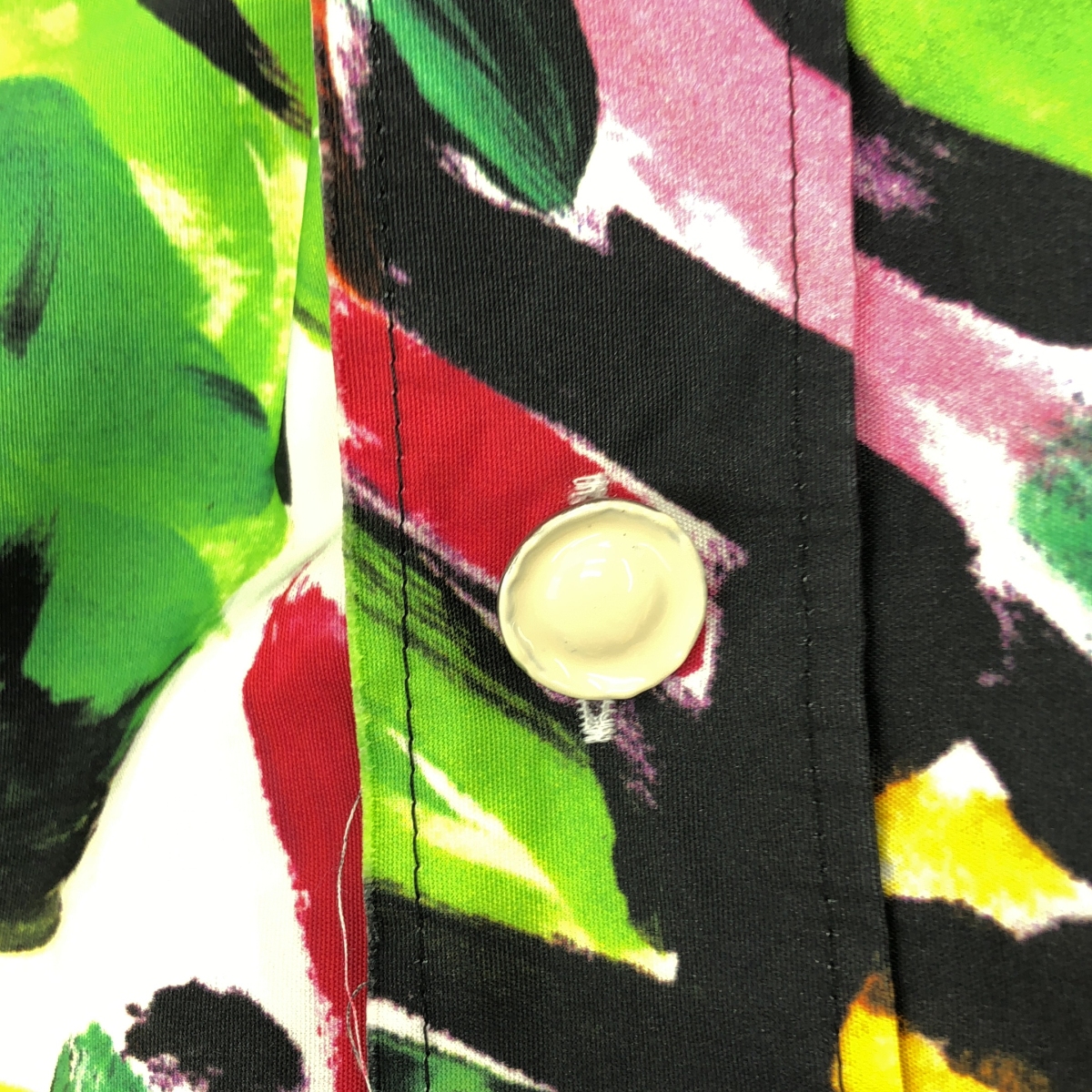 MARNI / マルニ 総柄 オーバーシルエット カットオフ シャツ ワンピース