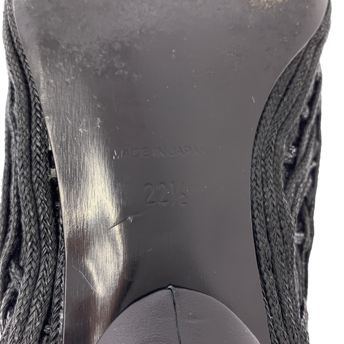 Mame Kurogouchi / マメクロゴウチ Cord Embroidery Egg Heel Pumps / エンブロイダリー フラットシューズ