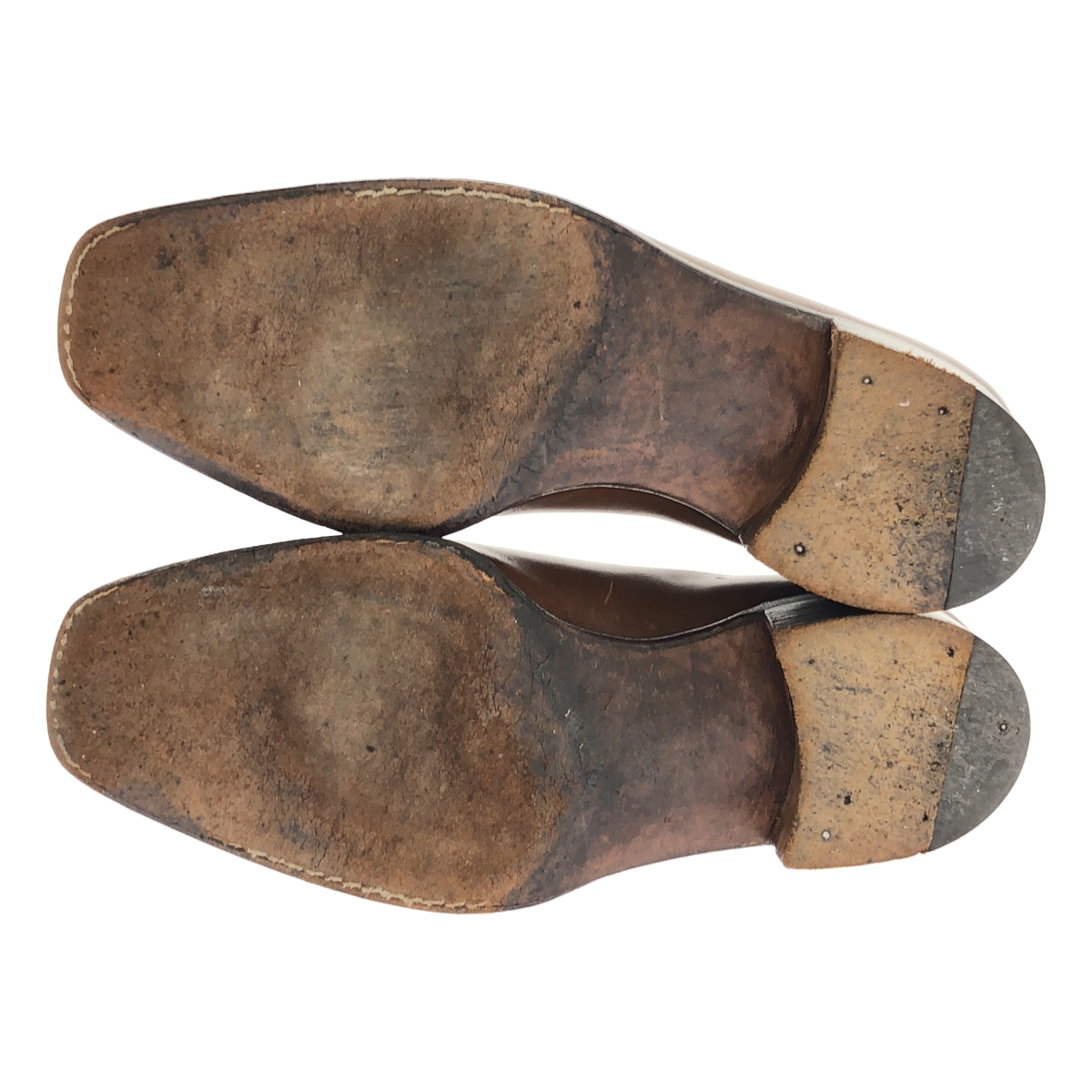 Foster & Sons / フォスターアンドサン レザー プレーントゥ サイドレース ドレスシューズ