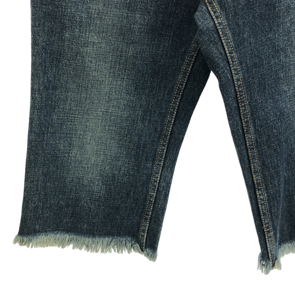 tricot COMME des GARCONS / トリココムデギャルソン ダメージ加工 カットオフ デニムパンツ