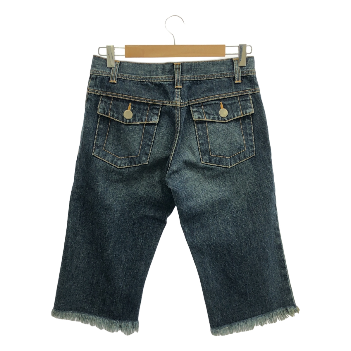 tricot COMME des GARCONS / トリココムデギャルソン ダメージ加工 カットオフ デニムパンツ