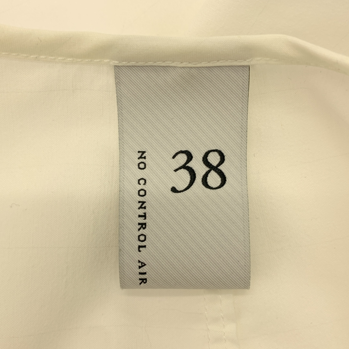 NO CONTROL AIR / ノーコントロールエア コットン混 ノーカラーシャツ