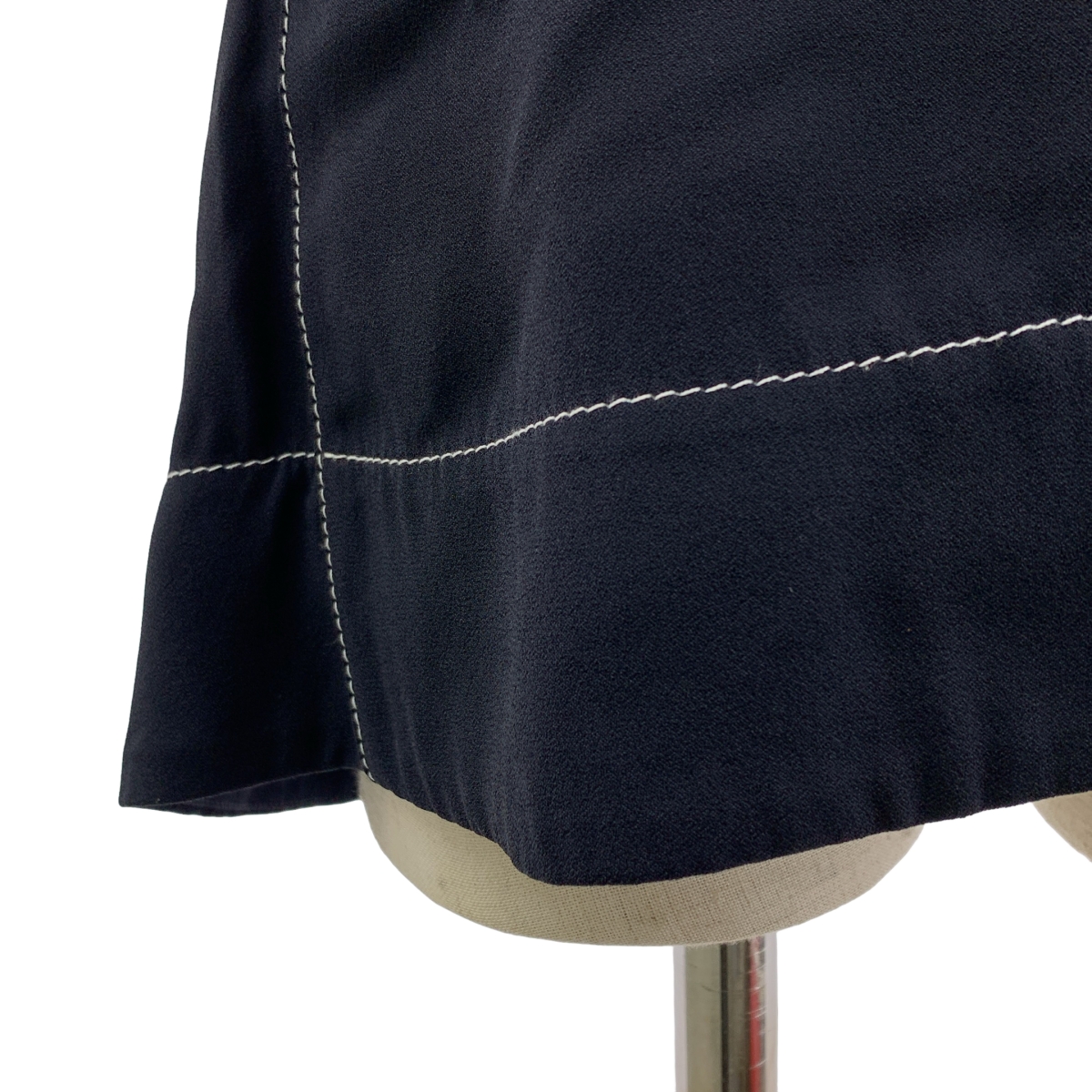 MARNI / マルニ レーヨン アセテート ステッチワーク ボリュームスリーブ ブラウス