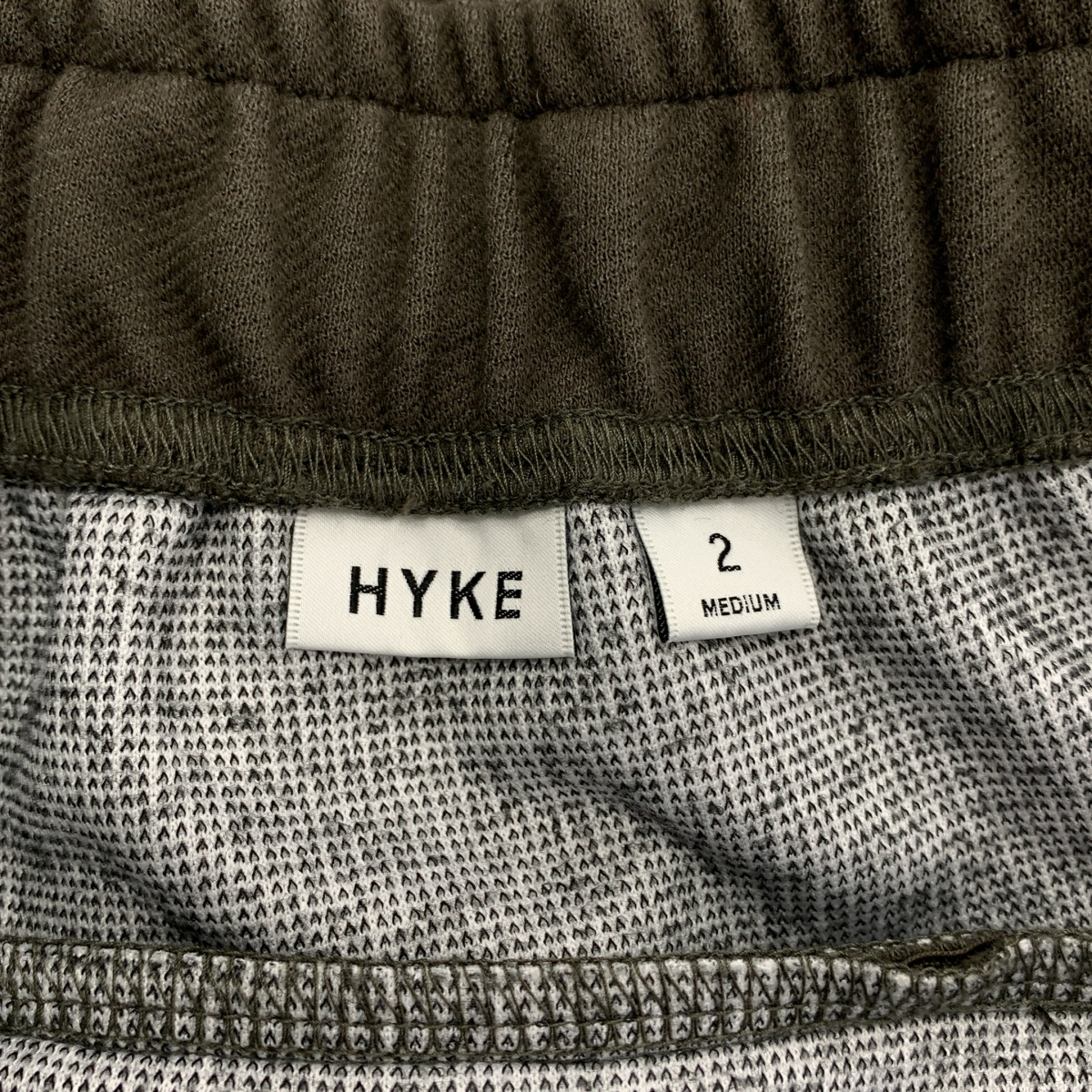 HYKE / ハイク ドローストリング スウェット イージーパンツ