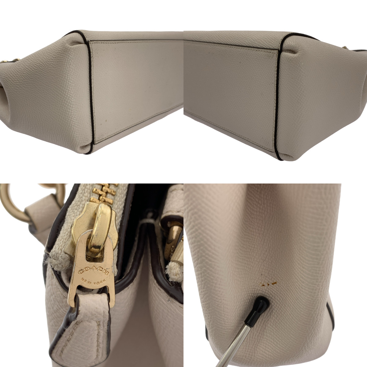 COACH / コーチ 2way ショルダー付き ロゴ ハンドバッグ / F57523