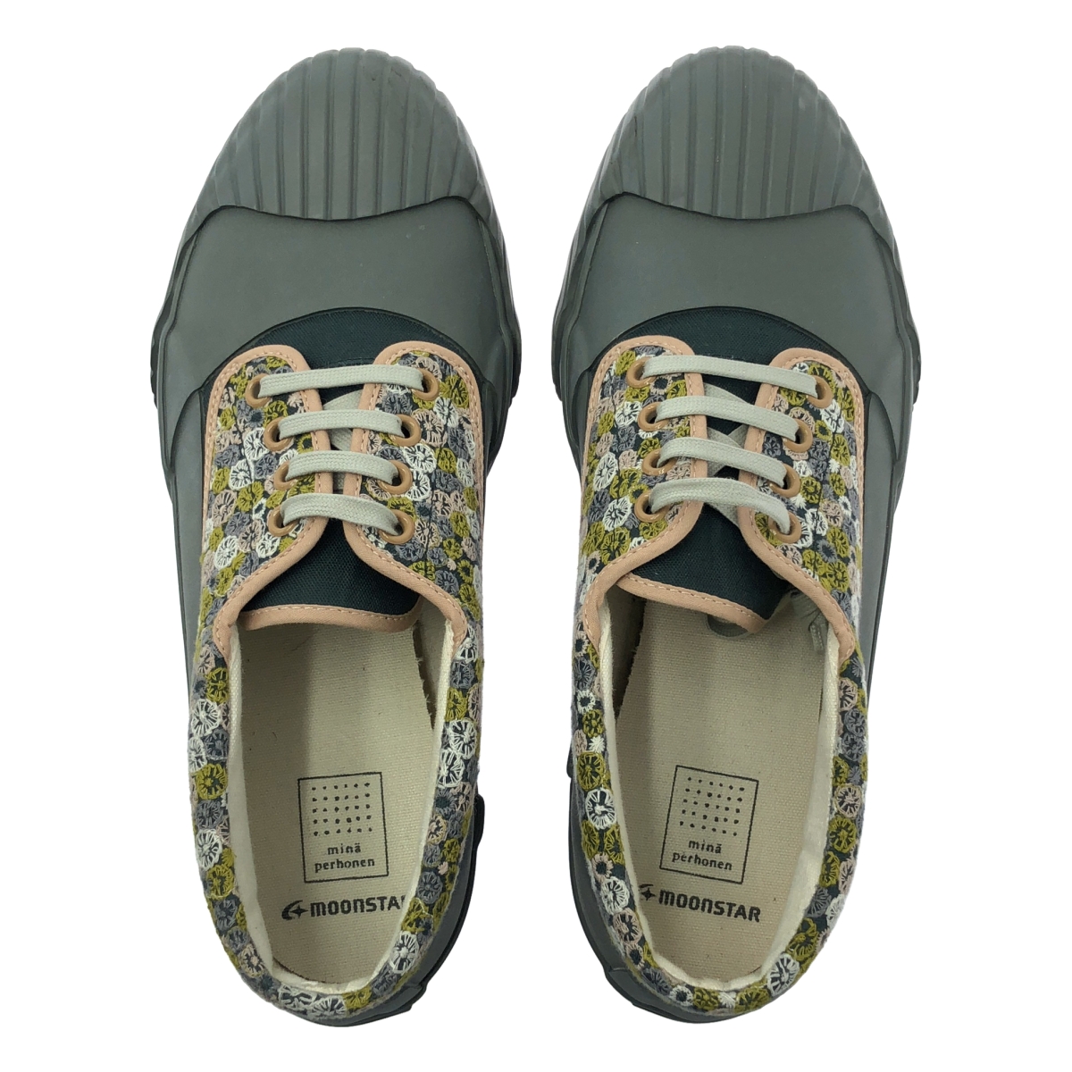 mina perhonen / ミナペルホネン × MOONSTAR / ムーンスター skyful / スカイフル エンブロイダリー ラバー シューズ