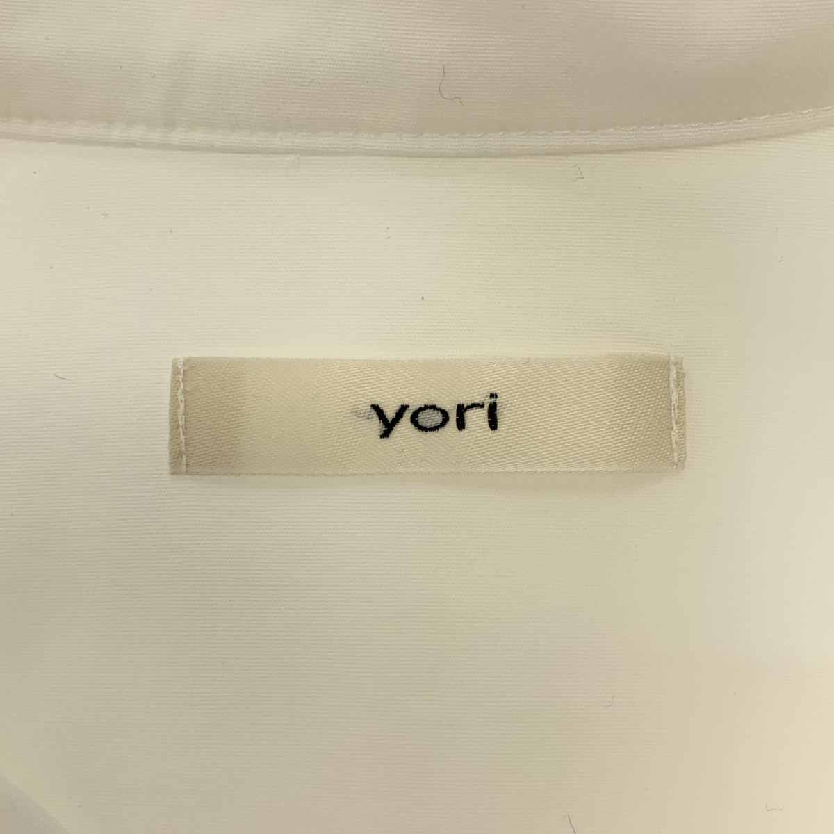 yori / ヨリ リボン ボタン ショートシャツ