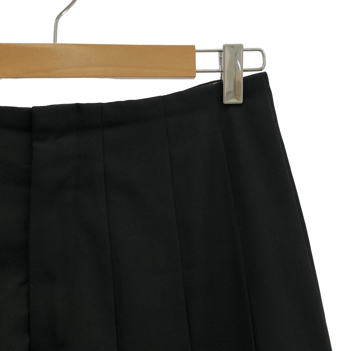 COMME des GARCONS / コムデギャルソン フロントジップ プリーツ スカート