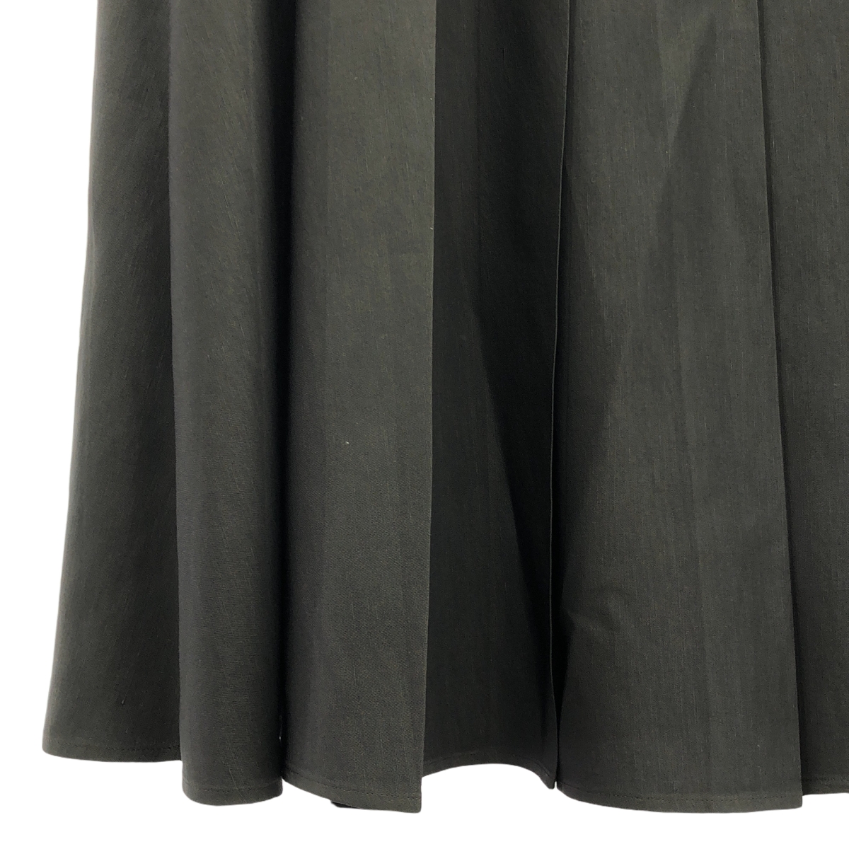 ebure / エブール リネンアセテート プリーツスカート