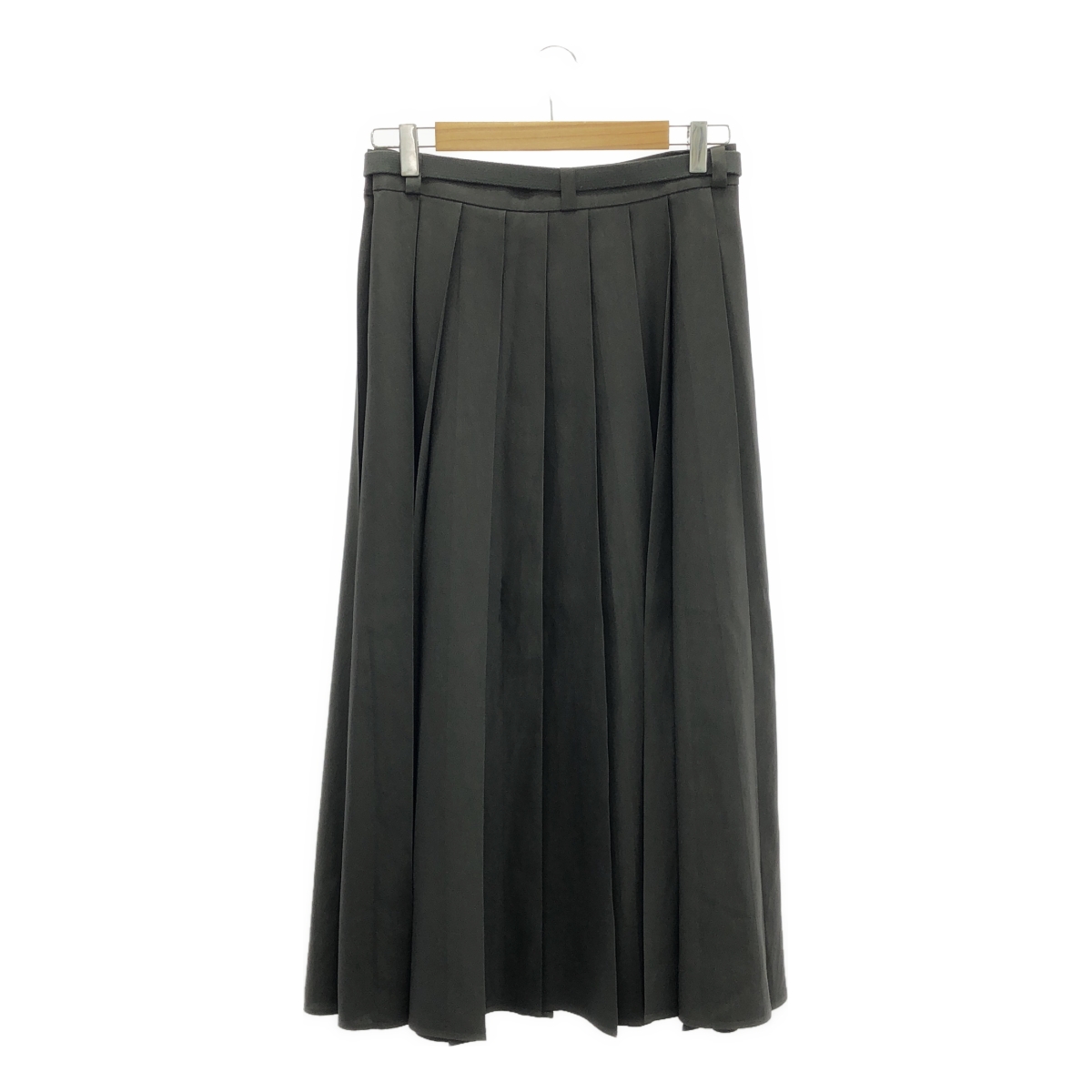 ebure / エブール リネンアセテート プリーツスカート