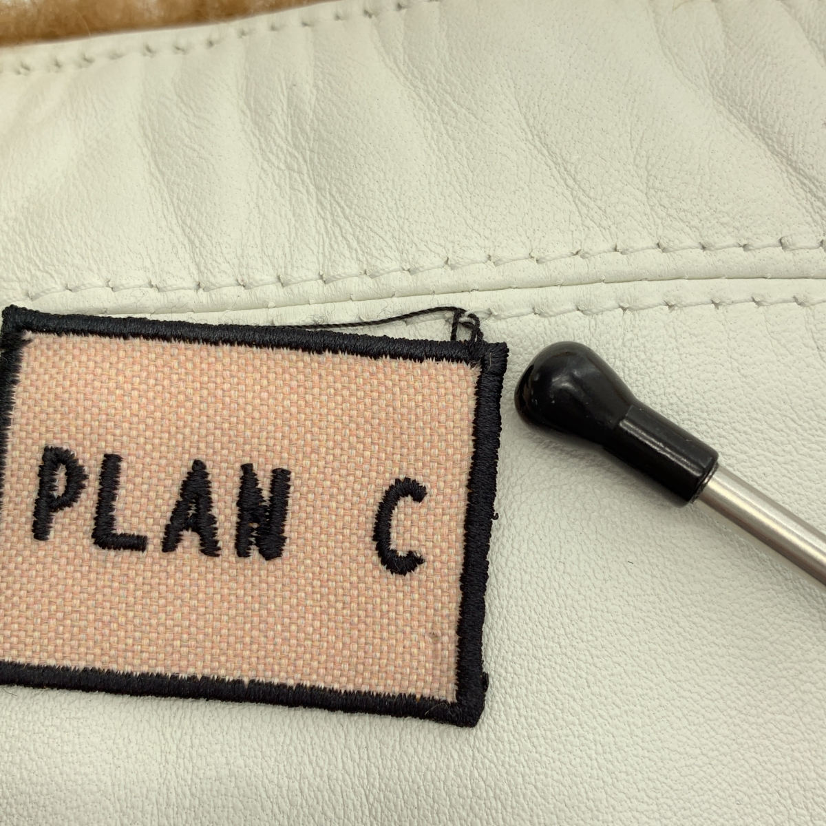 Plan C / プランシー レイヤード ボア つけ襟 カラー