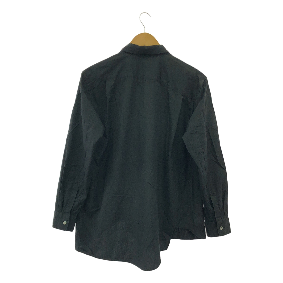 BLACK COMME des GARCONS / ブラックコムデギャルソン コットン アシンメトリーブラウス