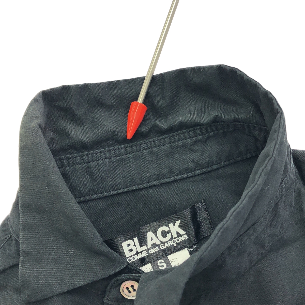 BLACK COMME des GARCONS / ブラックコムデギャルソン コットン アシンメトリーブラウス