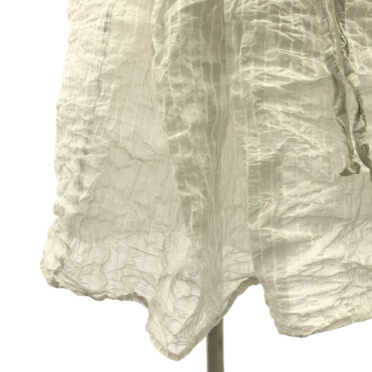 TOUJOURS / トゥジュー ストライプ シアー ボリューム スカート