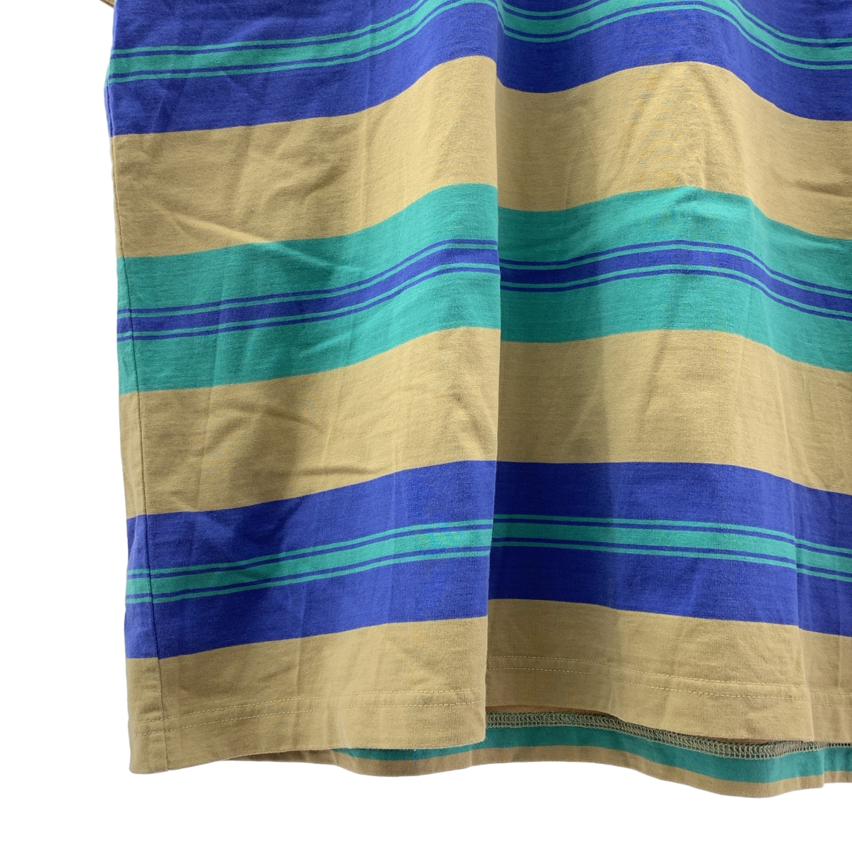 その他 Wide Striped S/S Big Tee / オーバーシルエット クルーネック Tシャツ カットソー