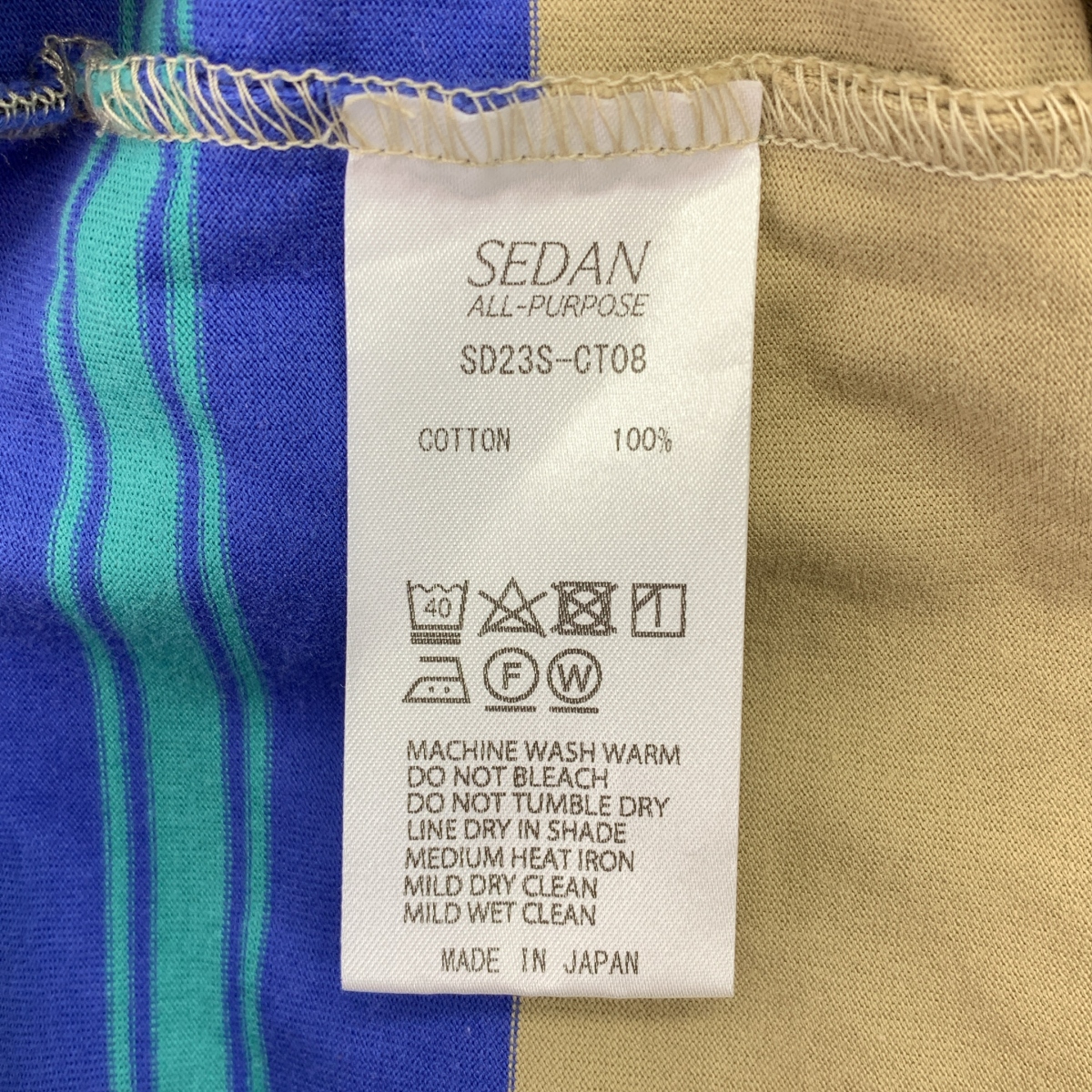 その他 Wide Striped S/S Big Tee / オーバーシルエット クルーネック Tシャツ カットソー