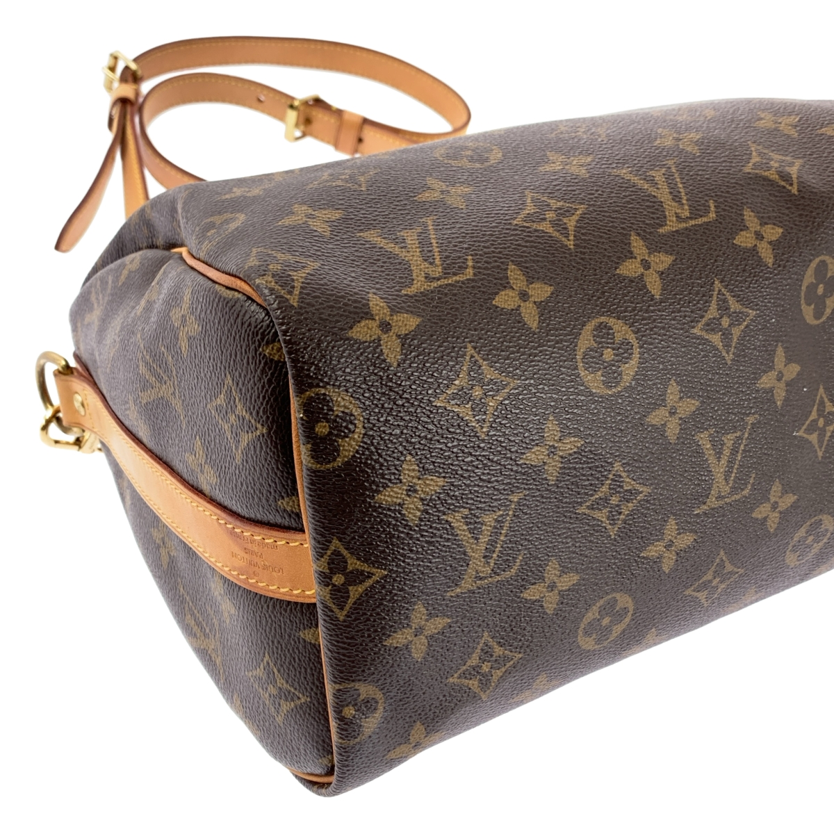 Louis Vuitton / ルイヴィトン M41113 / スピーディ・バンドリエール 25 モノグラム / 2way ショルダー付き レザー ボストンバッグ
