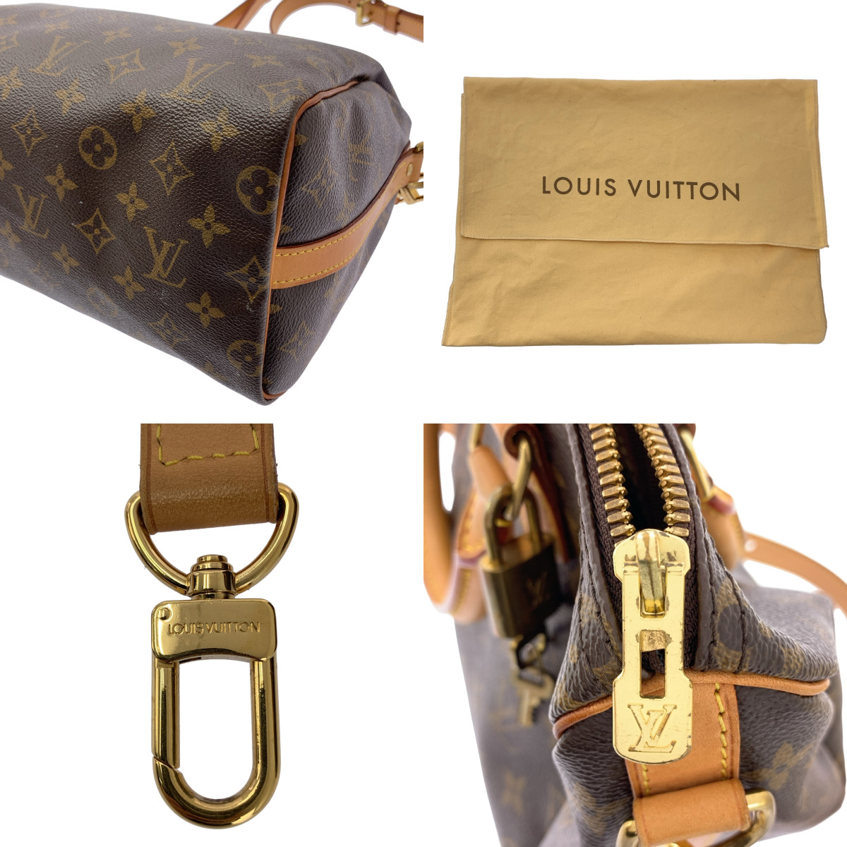 Louis Vuitton / ルイヴィトン M41113 / スピーディ・バンドリエール 25 モノグラム / 2way ショルダー付き レザー ボストンバッグ