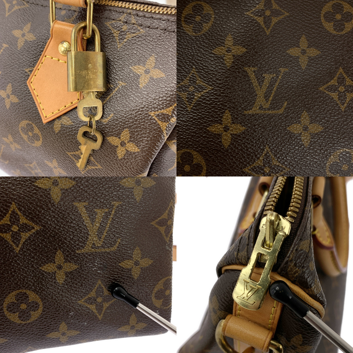 Louis Vuitton / ルイヴィトン M41113 / スピーディ・バンドリエール 25 モノグラム / 2way ショルダー付き レザー ボストンバッグ