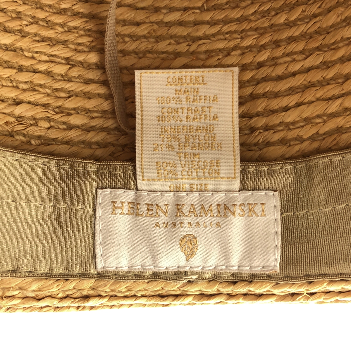 Helen Kaminski / ヘレンカミンスキー リボン ハット 麦わら帽子