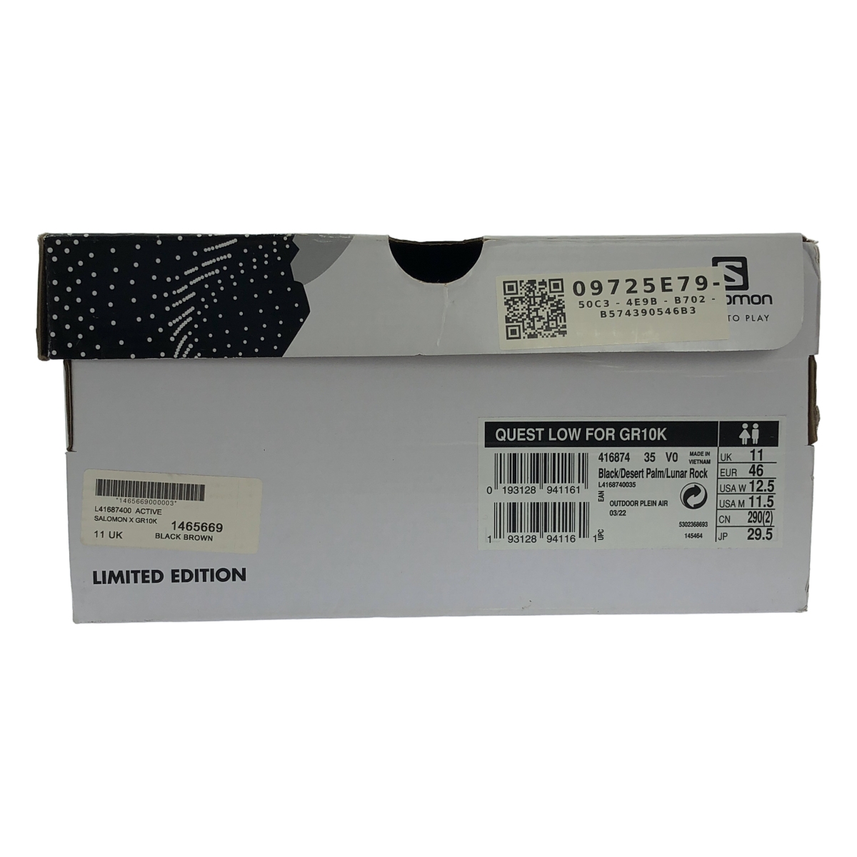 SALOMON / サロモン ×GR10K / QUEST LOW スニーカー