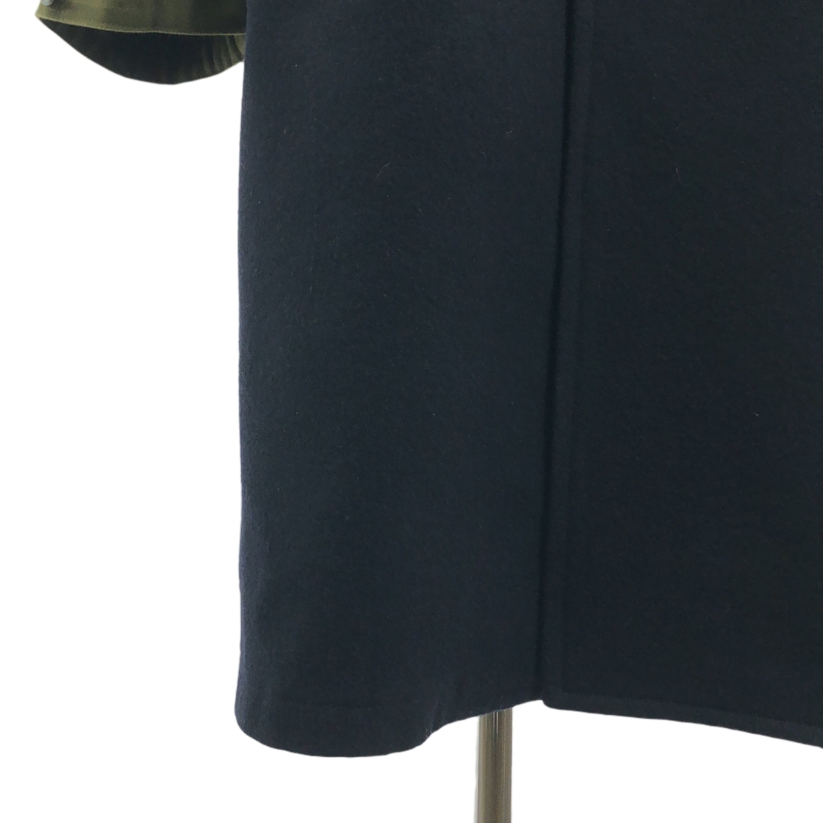 JUNYA WATANABE COMME des GARCONS / ジュンヤワタナベ ウール切替 ラウンドカラー モッズコート