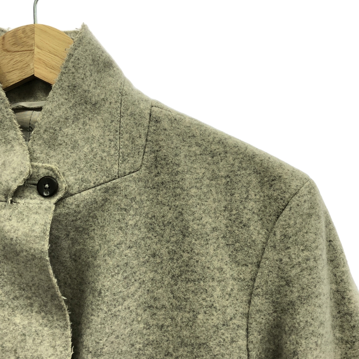 JIL SANDER / ジルサンダー カットアウト ウール ロングコート