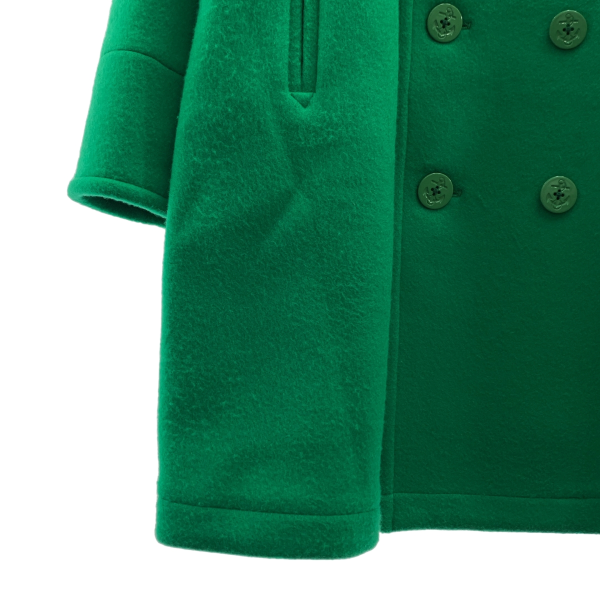 SEA / シー ダブルブラッシュドウール ピーコート