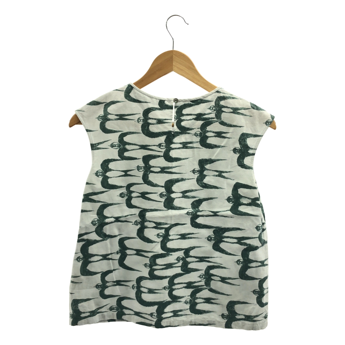 mina perhonen / ミナペルホネン hello swallow / ハロー スワロー 総柄 ノースリーブ トップス