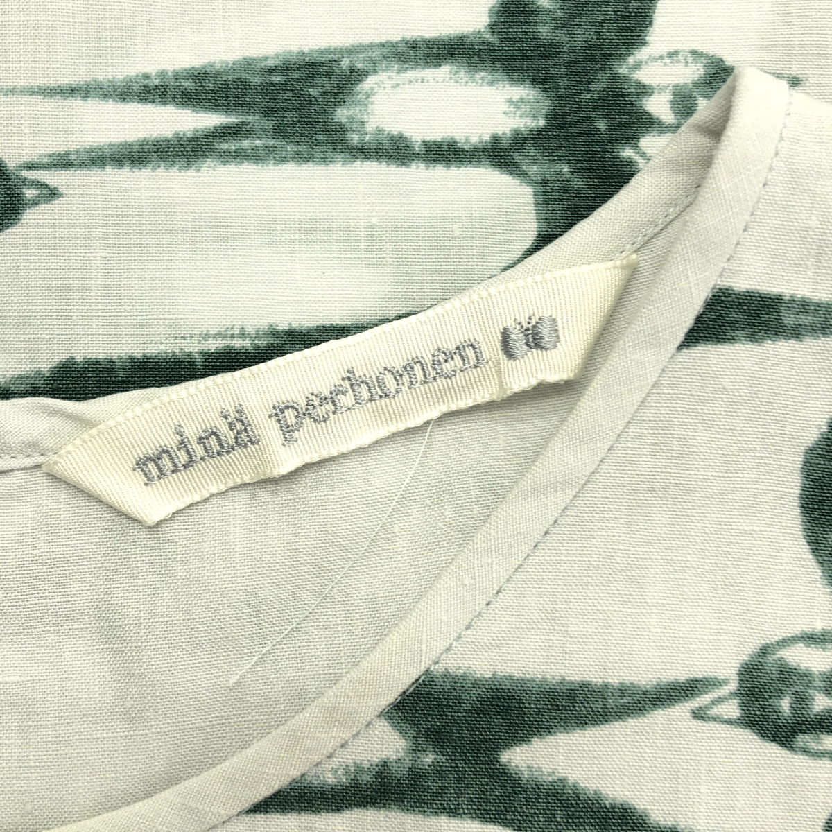 mina perhonen / ミナペルホネン hello swallow / ハロー スワロー 総柄 ノースリーブ トップス