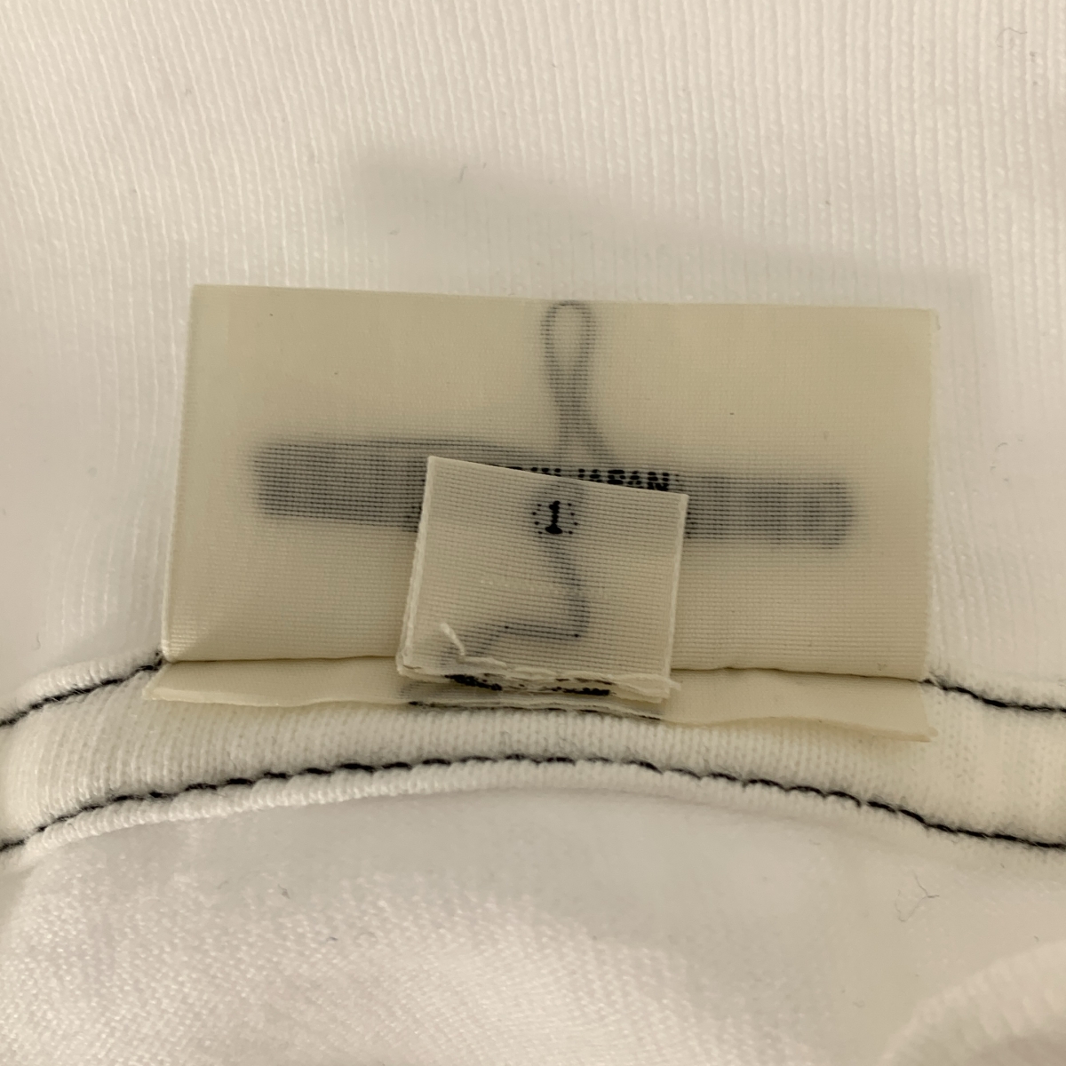 JoICEADDED / ジョイスアディッド コットン アシンメトリー ハイネック オーバー カットソー