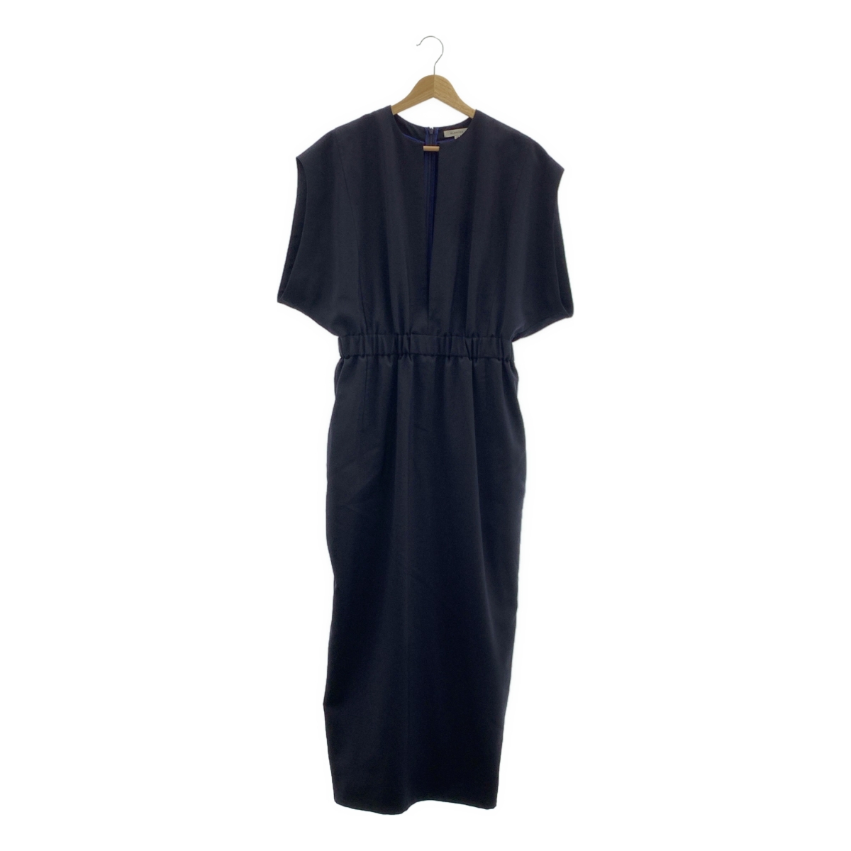 BLAMINK / ブラミンク ウールモヘヤスリットネックワンピース