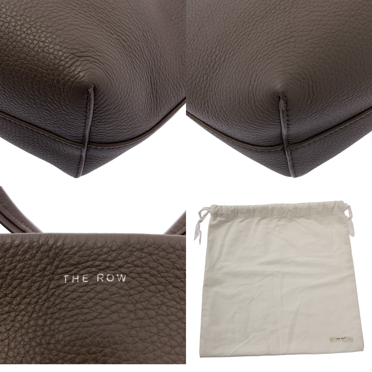 THE ROW / ザロウ Park Tote Small bag / 2way ショルダー付き レザー パークトート バッグ