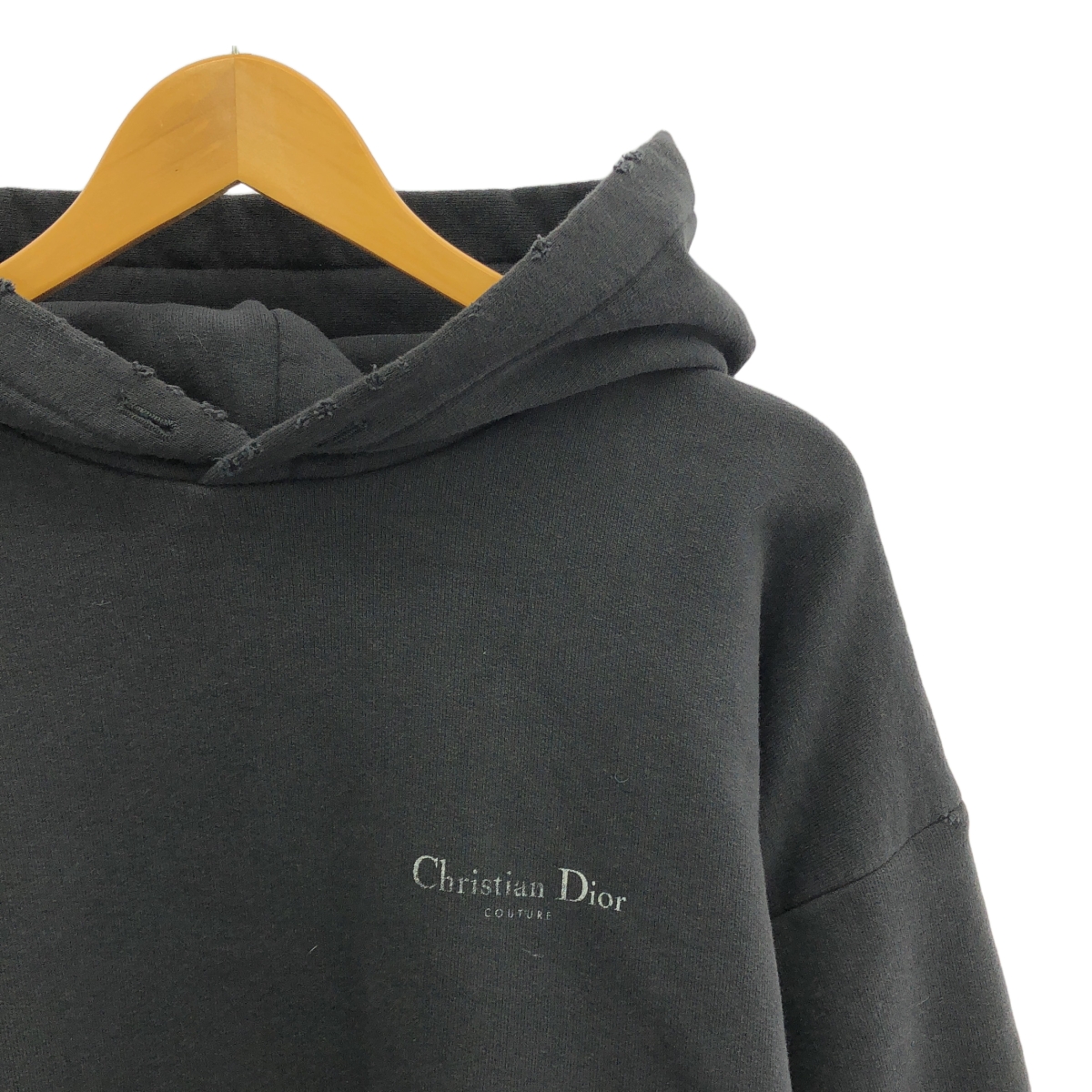 Dior / ディオール ダメージ加工 ロゴ プリント パーカー