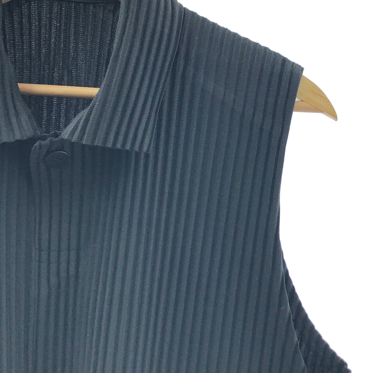 HOMME PLISSE ISSEY MIYAKE / オムプリッセイッセイミヤケ MC JULY SHIRT ノースリーブ プリーツ ポロシャツ