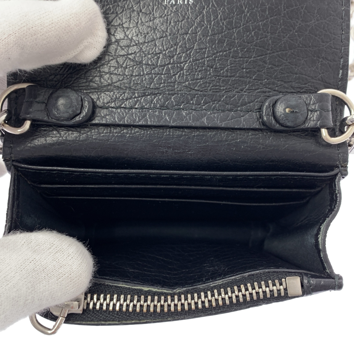 Maison Margiela / メゾンマルジェラ 4ステッチ チェーン ミニウォレット
