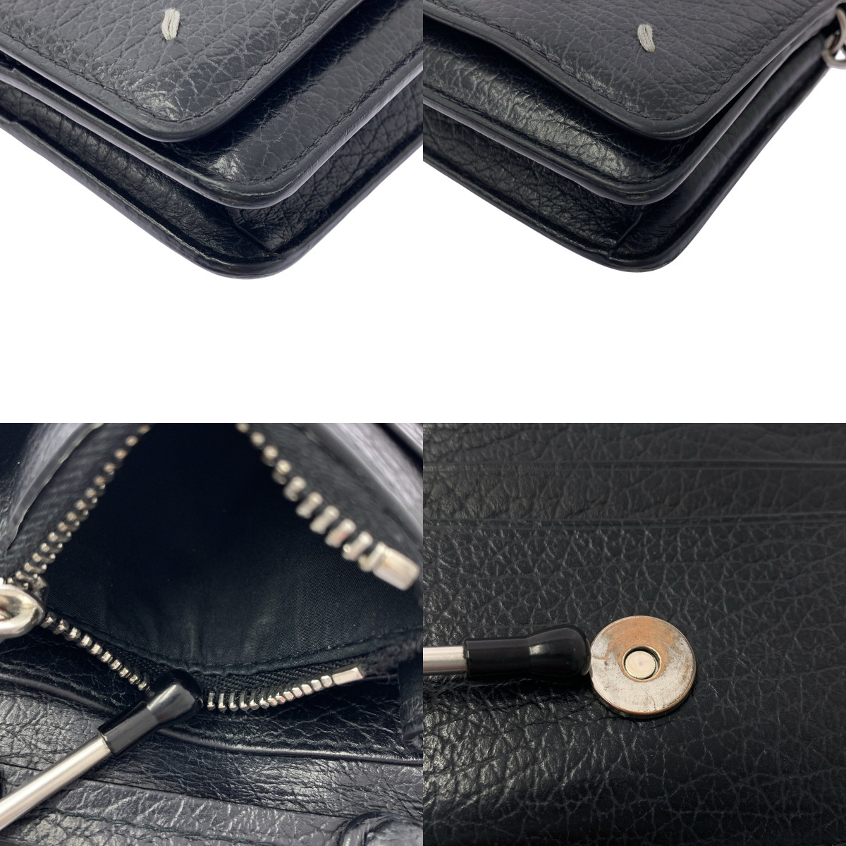 Maison Margiela / メゾンマルジェラ 4ステッチ チェーン ミニウォレット