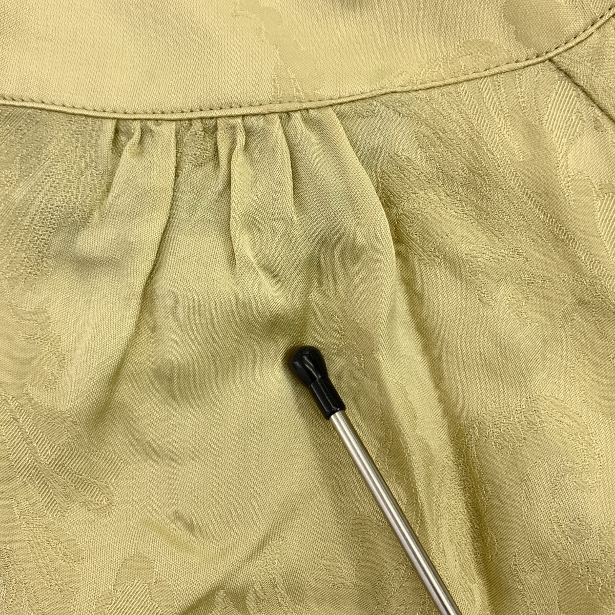 PHOTOCOPIEU / フォトコピュー ボトルネック ジャガード ギャザー ブラウス