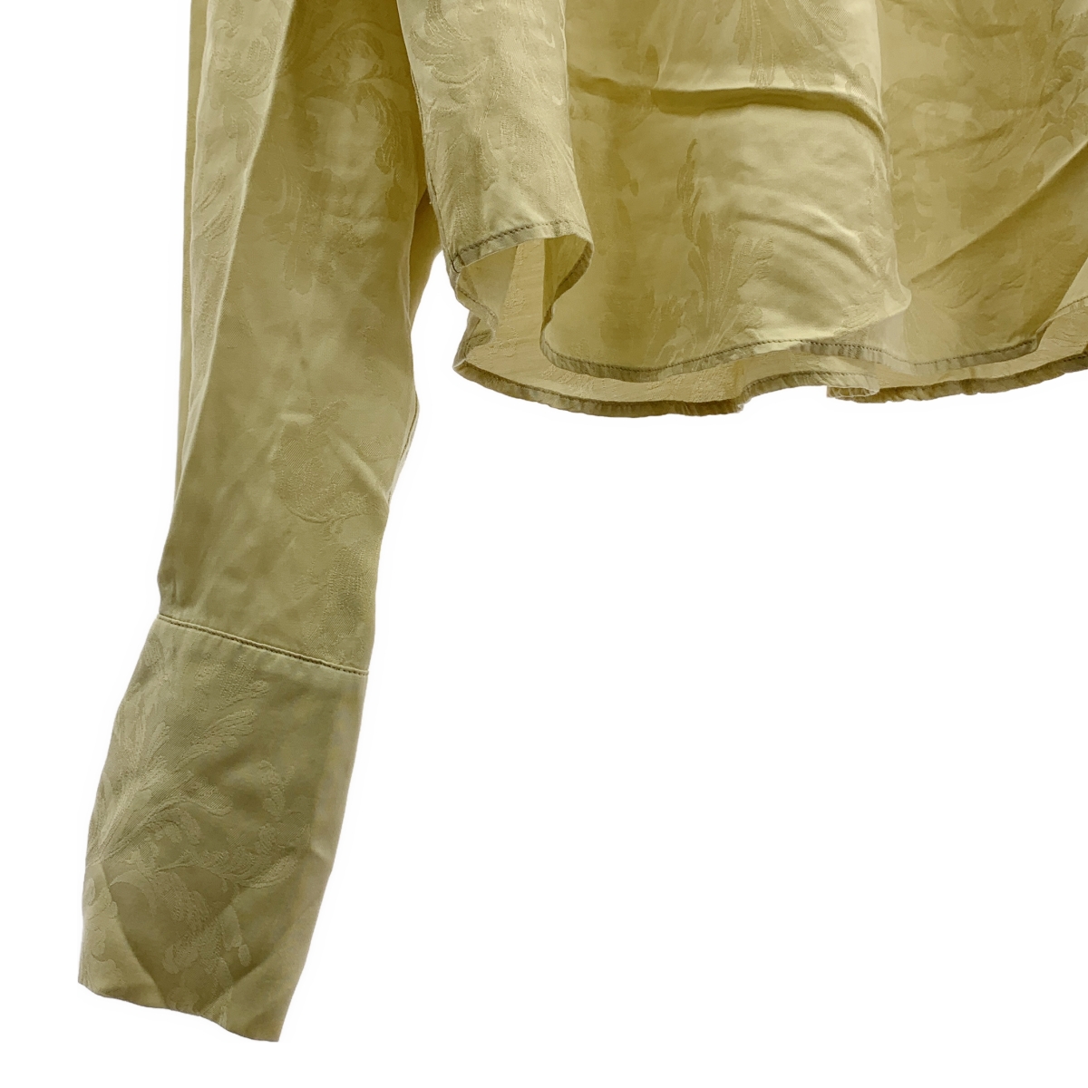 PHOTOCOPIEU / フォトコピュー ボトルネック ジャガード ギャザー ブラウス