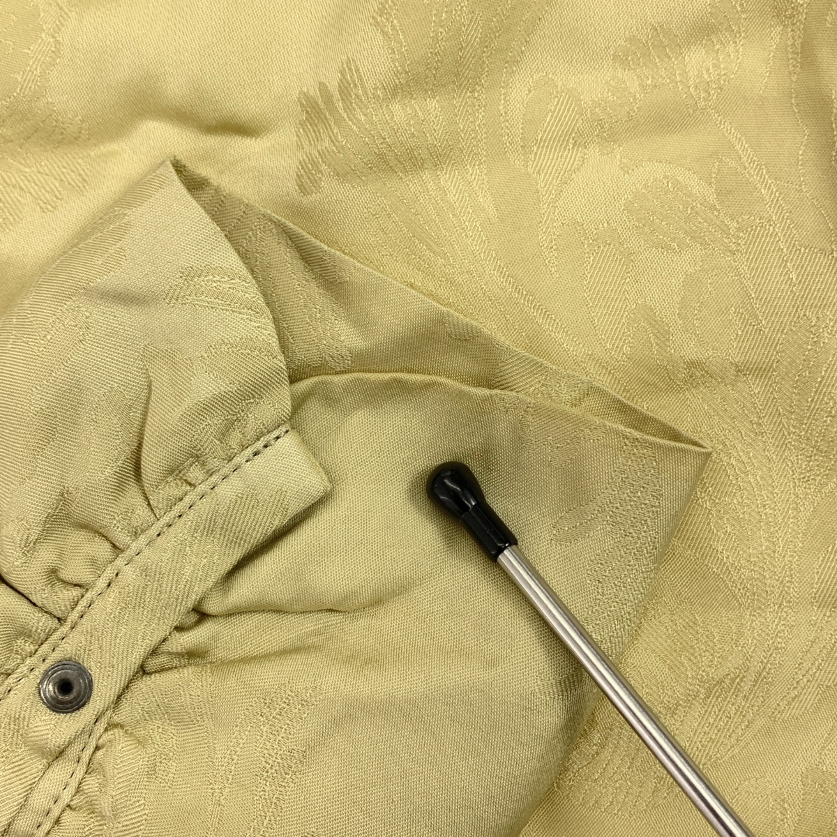 PHOTOCOPIEU / フォトコピュー ボトルネック ジャガード ギャザー ブラウス