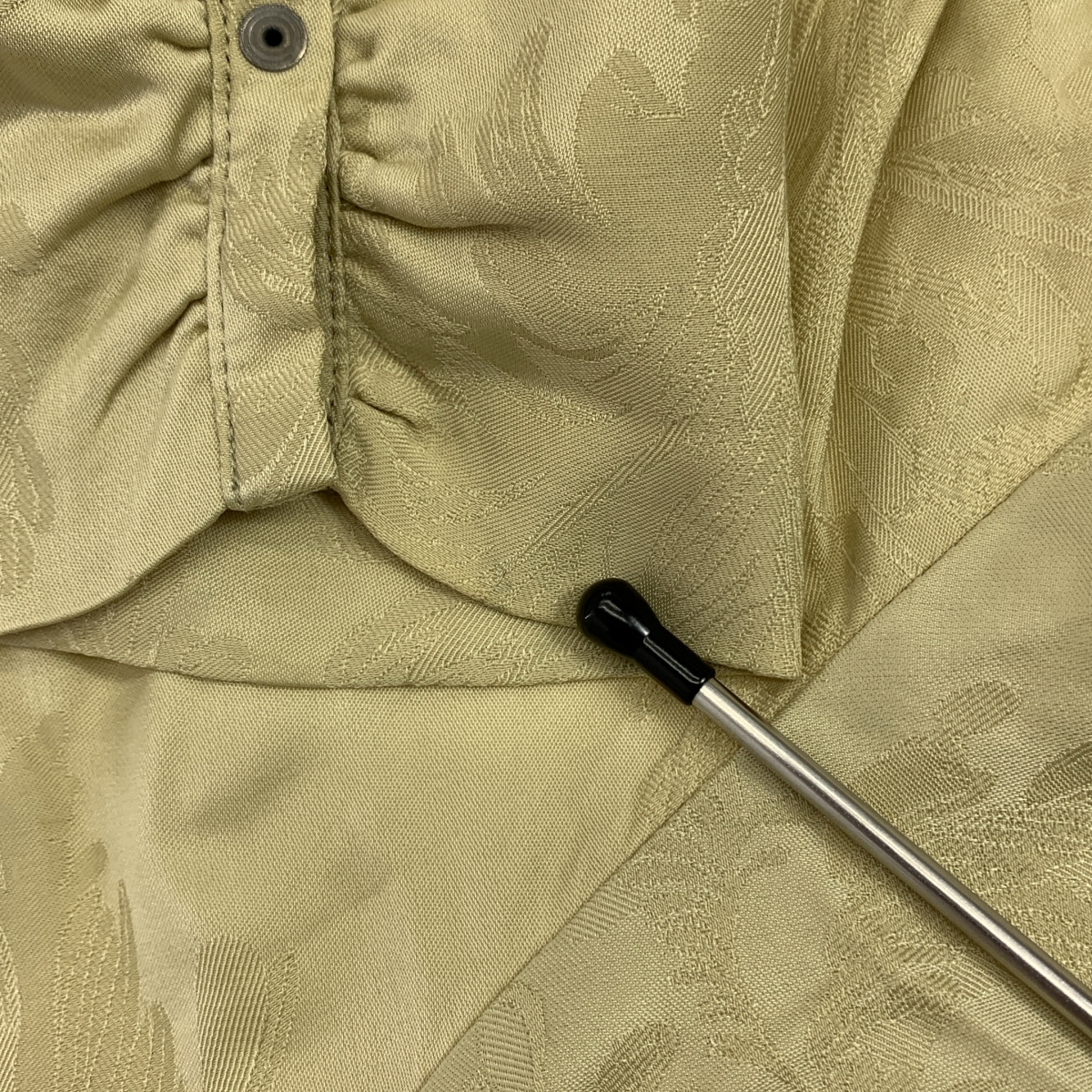 PHOTOCOPIEU / フォトコピュー ボトルネック ジャガード ギャザー ブラウス