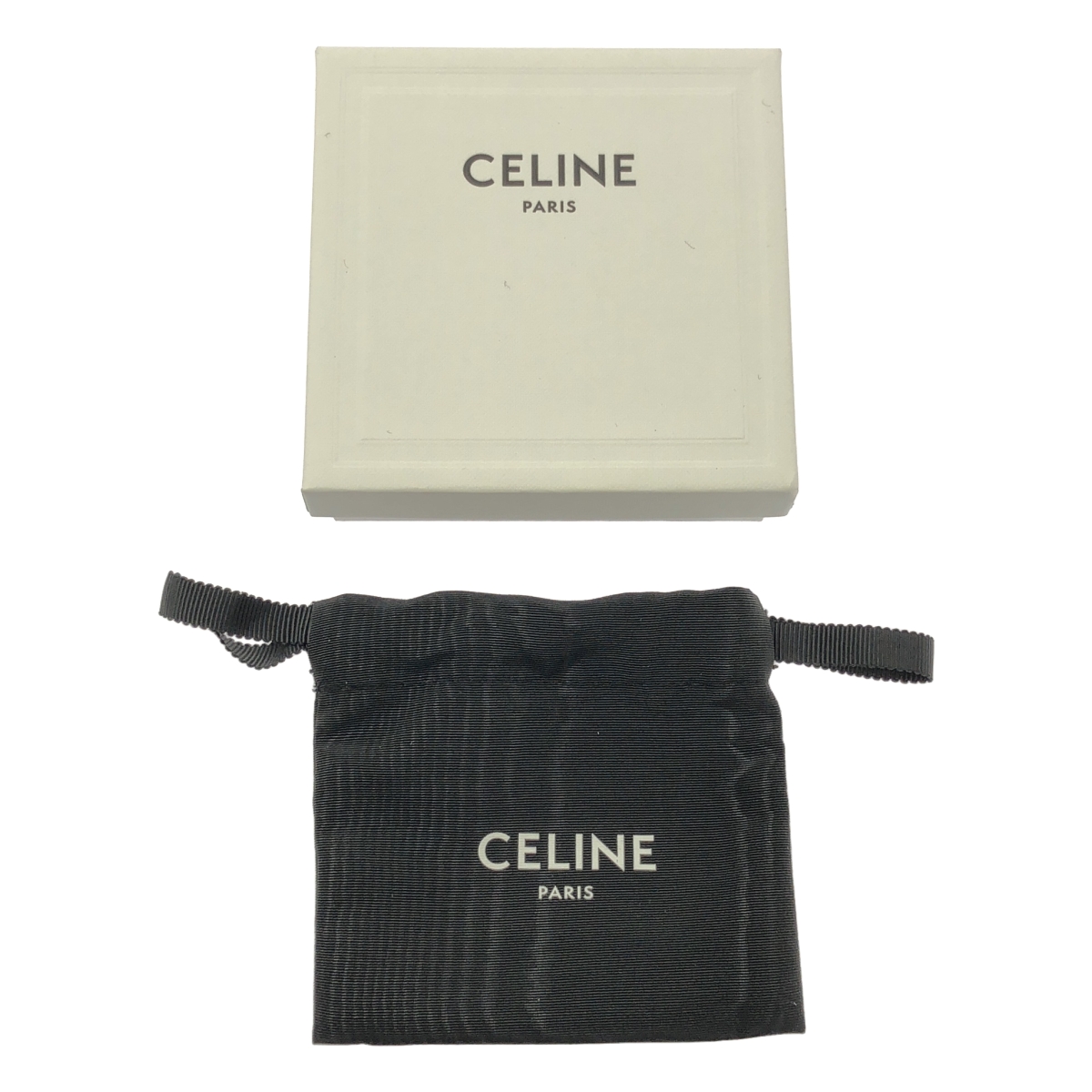 CELINE / セリーヌ トリオンフ スナップ ヘアクリップ 2本セット